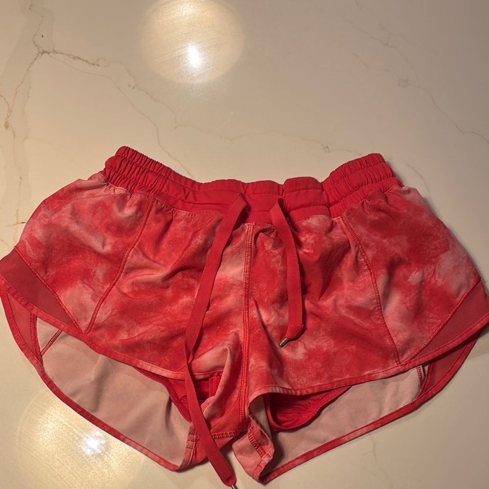 Lululemon athletica Women's Red Shorts